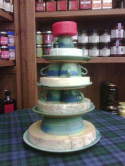 Cheese wedding cake